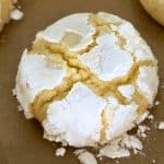 Close-up of a lemonade cookie.